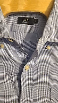 Lincs David Chu Mens Button Down Shirt Size XL • $17.95