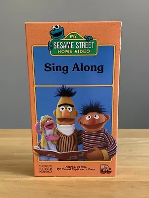 Sing Along VHS Sesame Street Home Video VTG 1987 Jim Henson Muppets Rare • $13.99