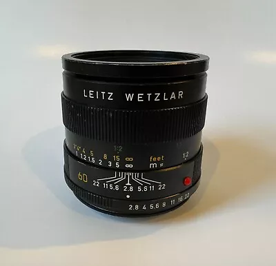 Leitz Leica 60mm F2.8 Macro-Elmarit-R Nikon F Mount Excellent Optics NO RESERVE • $199.99