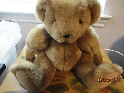 Vermont Teddy Bear Almond Brown Plush Super Soft Floppy Bear Stuffed Animal • $11.24