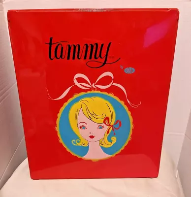 Vintage Mattel TAMMY Barbie Doll Case Large Wardrobe Clothes Trunk Red Double • $9.99