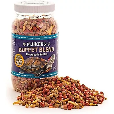 Fluker's Aquatic Turtle Food Natural Shrimp Mealworms Balanced Protein 7.5 Oz • $6.93