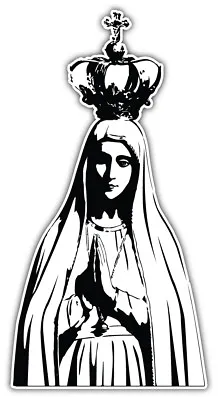 Catholic Virgin Mary Religion Car Bumper Sticker Decal ''SIZES'' • $3.75