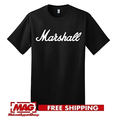 MARSHALL AMPLIFICATION T-SHIRT Music Shirt Tee Amps Cabs Logo Guitar Speakers • $19.99