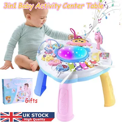 Baby Activity Center Table Kids Educational Musical Learning Toys For 6+ Months • £16.90