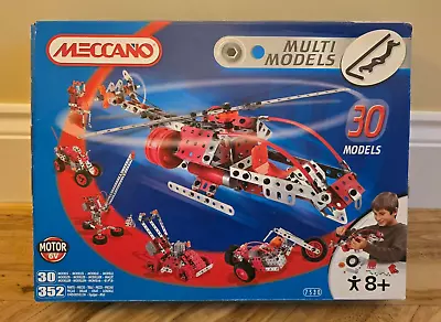 Meccano Multimodels Construction Set 7530 - 30 Models - 350+ Pieces • £25