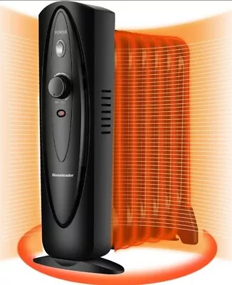 Mini Oil Filled Heater Portable Space Radiant Heater With Adjustable Thermostat • $40