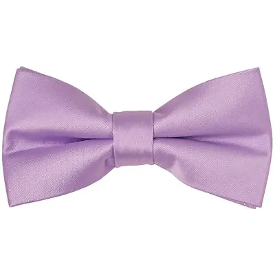 Boys Pre Tied Lavender Satin Bow Tie Age 18Months- 3Years Wedding Babies Bow Tie • £7.99