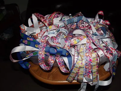 Mixed Bulk Lot Of 25 Ribbon Scraps! Great For DIY Scrapbooking Hairbow Crafts • $12.99