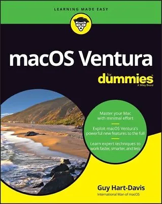 £17.99 • Buy MacOS Ventura For Dummies By G Hart-Davis 9781119912873 | Brand New