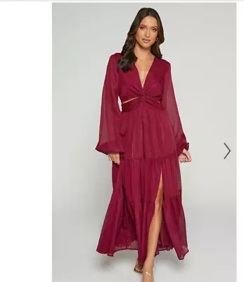 Showpo Size AU 14 NWT Long Sleeved Cocktail Evening Wedding Party Dress • $45