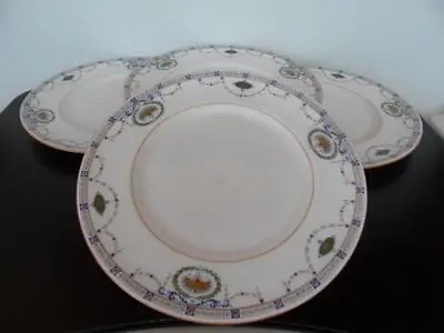 Antique 1920s Royal Doulton Set X 4 Dinner Plates Shell Wreath RA8668 • $220