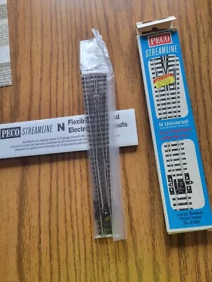 N Scale NIP Universal Right Large Radius Turnout By Peco • $1.95