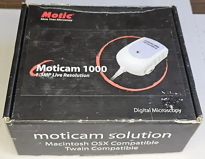 MOTIC Moticam 1000 Digital Microscopy Camera W/ Lenses 1.3MP W Box - Tested • $49.99