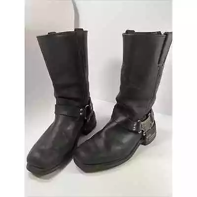 Milwaukee Motorcycle Co Mens Classic Harness Motorcycle Boots Sz 10 READ • $54.95