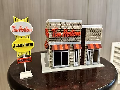 O Scale Tim Hortons W/ Interior • $49.99