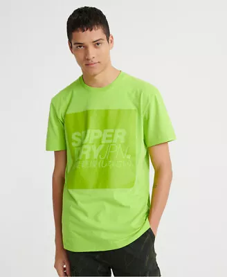 £17.49 • Buy Superdry Mens City Neon Logo Oversized T-Shirt Size M