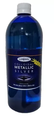 Colloidal Silver 1000 Ml (1Lt) Positive Health Products Ionic Silver • $28.95