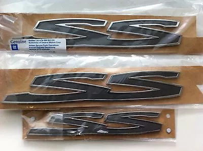 Holden Vf Commodore Ss Badge Kit Set Of 3 Chevrolet Ss Gmh Genuine Brand New • $137