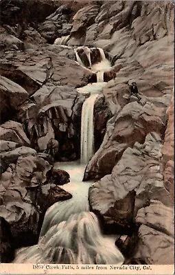 Deer Creek Falls 5 Miles From Nevada City California Postcard • $9.99