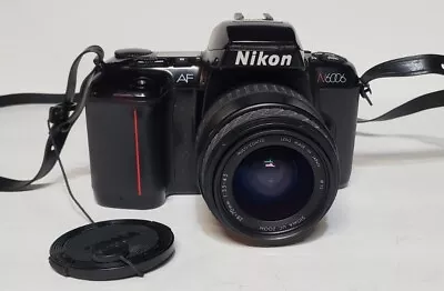 Nice Nikon AF N6006 Film Camera W/ Sigma UC 28-70mm Lens WORKING • $49.99