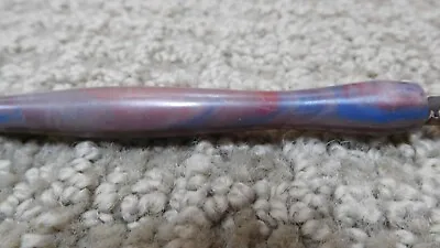 Vintage DIP Fountain Pens- Swirled Brown Red And Blue Plastic-Cork Grips- Nibs • $7.99