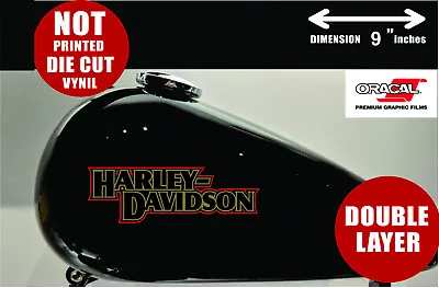 Harley Davidson  Gas Tank  Skull STICKER  Decals Motorcycle Tank Decal Emblem • $15