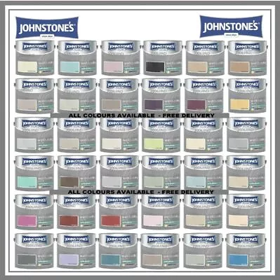 Johnstones Wall Ceiling Matt Emulsion Paint 2.5 Litres - ALL COLOURS AVAILABLE • £25.29