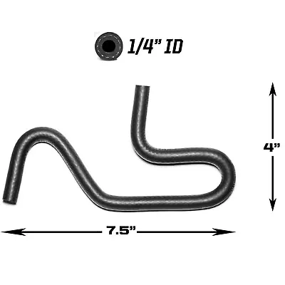 Sidewinder 1/4  50 PSI Universal Mandrel-Formed Molded Rubber Fuel Line Hose • $19.50