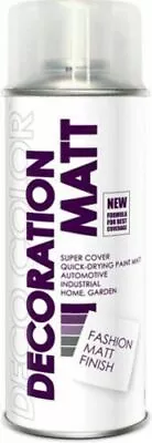 £9.98 • Buy Matt Spray Paint Universal Multipurpose Diy Home Satin Deco Color Decoration 