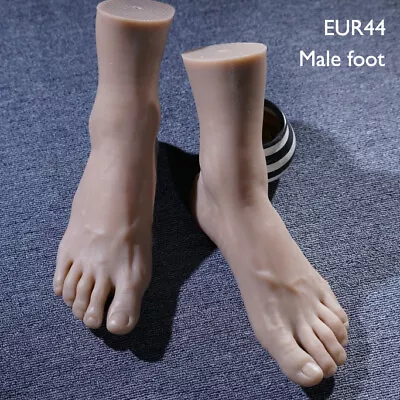 Silicone Feet Model Male 26.5cm Mannequin Legs Foot EUR44 Lifelike Display • $98