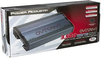 Power Acoustik OD5-3500D 3500 Watt 5 Channel Car Speaker Subwoofer Sub Amplifier • $119