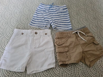 £3.50 • Buy Boys Shorts 2x 12-18 Months 1x 18-24 Months