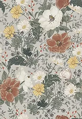 Peel And Stick Vintage Floral Contact Paper Wallpaper For Cabinets Walls  • $26.52