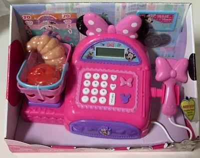 🎀 Minnie Mouse Bowtique Talking Cash Register Disney Junior (12pcs)🆕 • $32.99