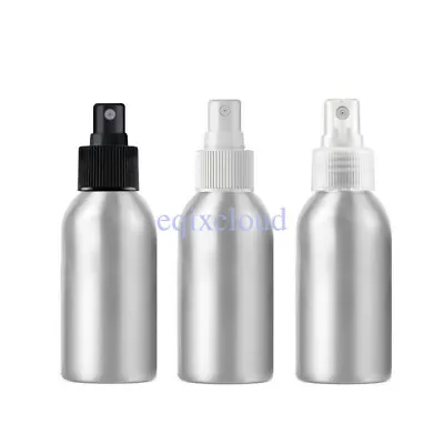 30ml 50ml 100ml 150ml Empty Aluminum Liquid Sprayer Fine Mist Spray Pump Bottles • £81