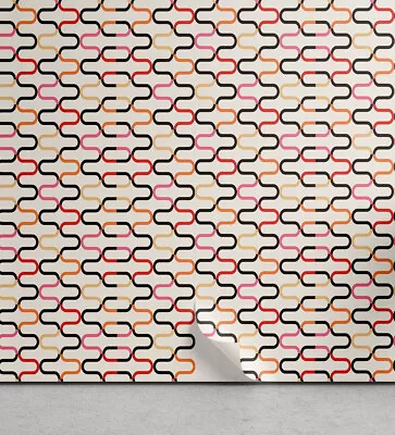 Trippy Wallpaper Vintage 60s Curvy • £11.99