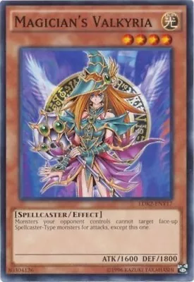 YUGIOH - Magician's Valkyria - LDK2-ENY17 - Common - Unlimited Ed - NM/M • $1.99