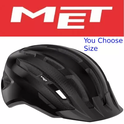 MET Downtown W/ MIPS Road Black Bike Helmet Pick Size • $65