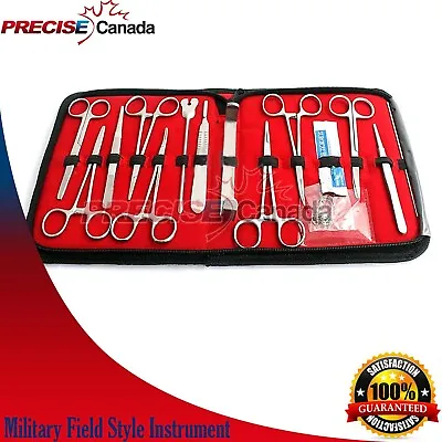 24 Pieces US Military Field Style Instrument Kit - Medical Surgical Set • $16.55