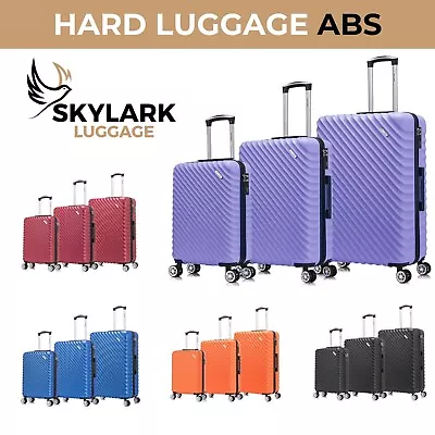 Suitcase Hard Shell Travel Lightweight 4 Wheels Medium Large Luggage 20/24/28  • £24.99