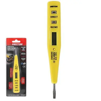 £3.19 • Buy Digital Voltage Tester Pen AC DC Electric Meter Current Volt Detector 12v - 250v