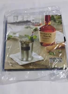 Maker's Mark Bourbon Whiskey Mint Julep Pro-planet Straw Set Gift Box NOS • $9.99