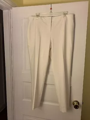 Vince Camuto Lined Ankle Pants – Off-White Size 12 • $17.99