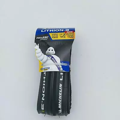 Michelin Lithion 3 700x23c Extra Grip Road Bike Folding Race 1 PCS Tire  Black  • $40.90