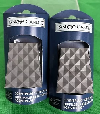 Yankee Candle ScentPlug Diffuser | Plug In Air 1 Count Grey  Organic Pattern  • £13.99