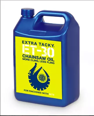 5 Litres Gator ET30 CHAINSAW OIL 100Cst Chain Oil Guide Bar Oil 5L • £16.84