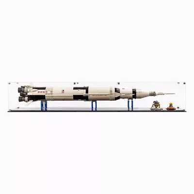 Display Case For LEGO® 21309 Ideas NASA Saturn V (Horizontal) Display Case • $189.50