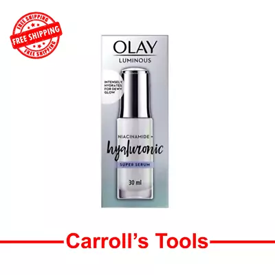 Olay Luminous Niacinamide+ Hyaluronic Super Face Serum 30ml • $22.98