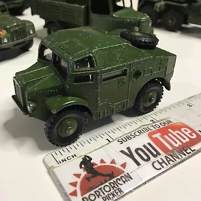 Vtg Dinky Toys Military Green #688 Armored Field Artillery Tractor 1/50 England • $4.25